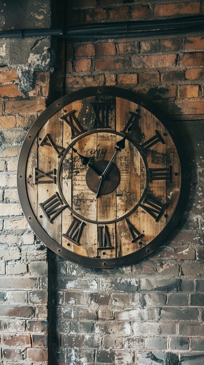 vintage-wall-clock-stockcake